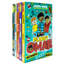 Planet Omar 5 Books Collection Set by Zanib Mian – Accidental Trouble Magnet, Unexpected Super Spy & Fun Adventure Stories for Kids