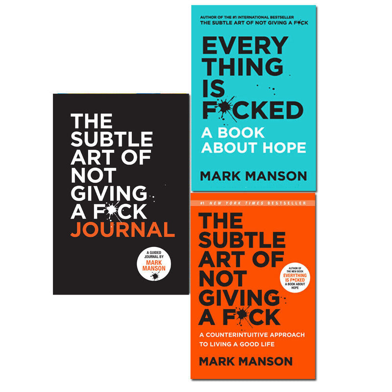 Mark Manson Collection 3 Books Set (The Subtle Art of Not Giving a F*c