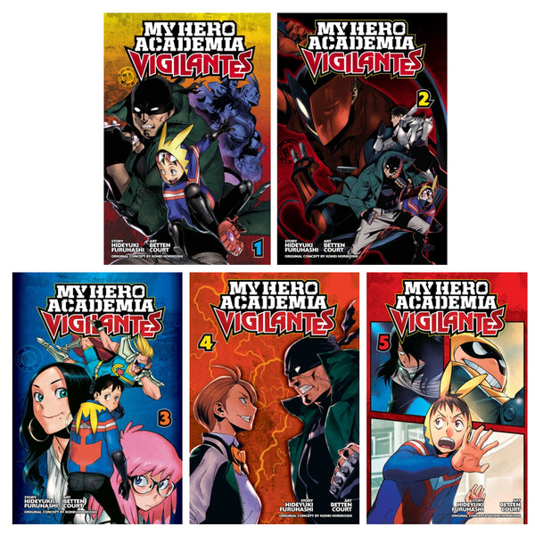 My Hero Academia Vigilantes Volume 1-5 Collection 5 Books Set Series 1