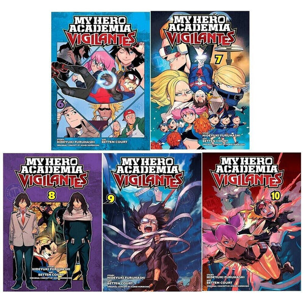 My Hero Academia Vigilantes Volume 6-10 Collection 5 Books Set Series 2