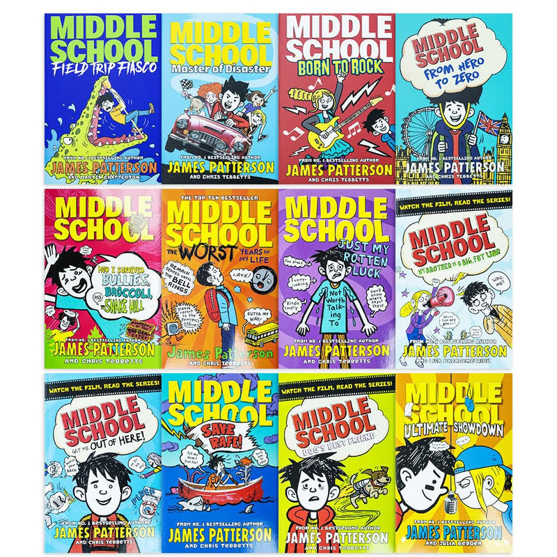 ["and Snake Hill", "best james patterson books", "Bestselling Children Book", "books for childrens", "Books For teens", "Broccoli", "Children Book", "children books set", "children collection", "children fiction", "children fiction books", "childrens books", "Childrens Books (7-11)", "Fat Liar", "How I Survived Bullies", "james patterson", "james patterson book collection", "james patterson book collection set", "james patterson book set", "james patterson books", "james patterson collection", "james patterson series", "Just My Rotten Luck", "Middle School Get Me Out of Here", "Middle School Series", "Middle School Ultimate Showdown", "Middle School: Born to Rock", "Middle School: Dog's Best Friend", "Middle School: Field Trip Fiasco", "Middle School: From Hero to Zero", "Middle School: Master of Disaster", "Middle School: Save Rafe", "My Brother Is a Big", "Teen Books", "Teenage book", "The Worst Years of My Life"]