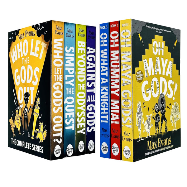 Who Let The Gods Out Series 5 Books Collection Set By Maz Evans – Oh M! My Gods!