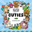 My Little Cosy Life 3 Books Collection Set (Cuties, Foodies, Lovelies) | Cute Kawaii Colouring Book for Teens and Adults Featuring Adorable Animals, Purmaids and Cosy Scenes