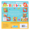Never Touch a Dinosaur Gift Box - Includes 2 Books and 3 Jigsaws with bumpy silicone touches