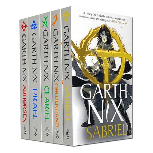 BOX MISSING - Garth Nix Old Kingdom Collection 5 Books Set - Sabriel, Lirael, Abhorsen, Clariel, Goldenhand