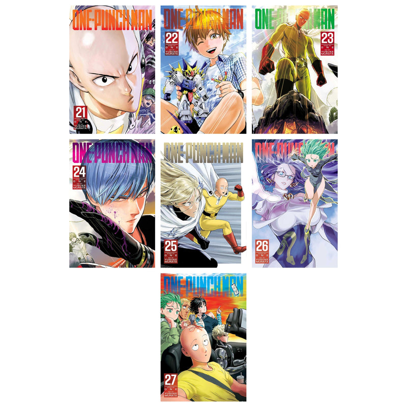 One-Punch Man Volume 21-27 Collection Books Set by One Yusuke Murata
