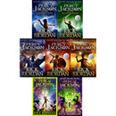 Percy Jackson & The Olympians 7 Children Books Collection Set by Rick Riordan (The Chalice of the Gods, Wrath of the Triple Goddess, The Lightning Thief, The Last Olympian, The Titan's Curse, The Sea of Monsters, The Battle of the Labyrinth)