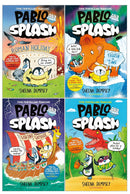 Pablo and Splash Series 4 Books Collection Set by Sheena Dempsey (Pablo and Splash, Frozen in Time, Roman Holiday, Viking Voyage)
