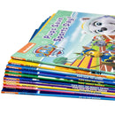 Nickelodeon Paw Patrol 10 Books Collection Set (Pups Meet The Mighty Twins, Save A Train, Save The Games, Save Sports Day,Save Ryders Robot, The Royal Throne,A Pizza Tower!, Jungle Trouble & More)