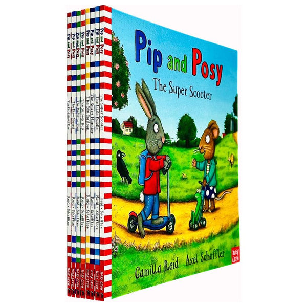 Pip and Posy Series Books 1 - 8 Collection Set by Axel Scheffler (The Christmas Tree, The Snowy Day, Scary Monster, New Friend, The Little Puddle & MORE!)
