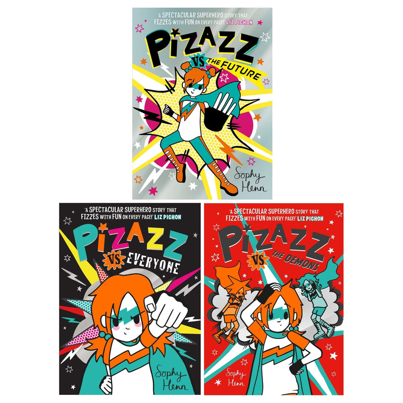 ["9780678462614", "childrens books", "Childrens Books (7-11)", "Childrens Collection", "pizazz books", "pizazz collection", "pizazz series", "pizazz set", "Pizazz vs Everyone", "Pizazz vs The Demons", "Pizazz vs The Future", "Sophy Henn", "Sophy Henn books", "Sophy Henn collection", "Sophy Henn pizazz", "Sophy Henn set", "superhero fiction", "superheroes"]