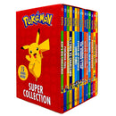 BOX MISSING - The Official Pokemon Super Collection 15 Books Set - Ash Big Challenge, Pokemon Peril, Orange League, Scyther vs Charizard, Race to Danger & More