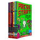 Press Start Series 1-7 Books Collection Set By Thomas Flintham (Game On, Super Rabbit Boy, Boy Powers Up, Racers, Boy vs Super Rabbit Boss, Boy Blasts Off, Boy's Mega Quest & Robo-Rabbit Boy Go)