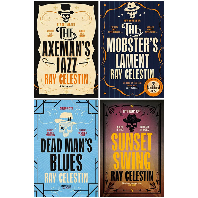 ["9789124208127", "adult fiction", "adult fiction books", "city blue quartet", "city blue quartet book collection", "city blue quartet books", "city blue quartet by ray celestin", "city blue quartet ray celestin", "city blue quartet series", "dead man blues", "dead mans blues", "fiction books", "hard boiled mystery", "historical thrillers", "ray celestin", "ray celestin book collection", "ray celestin book collection set", "ray celestin books", "ray celestin city blue quartet", "ray celestin collection", "ray celestin series", "the axeman jazz", "The Axeman's Jazz", "the mobster lament", "the mobsters lament", "women sleuths", "women sleuths books"]