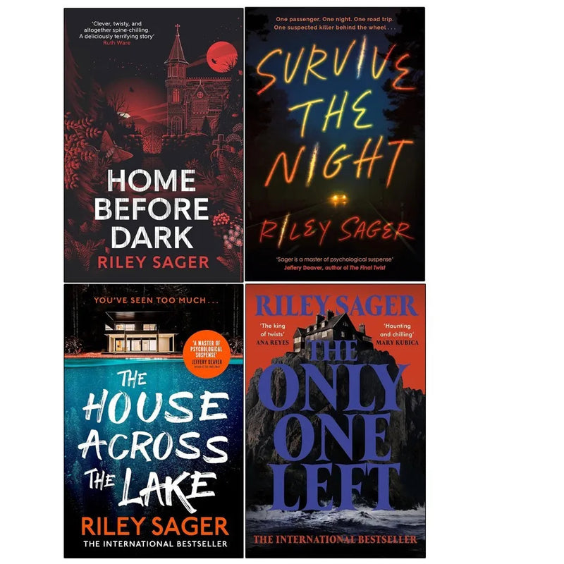 Riley Sager Collection Books Set (Home Before Dark, Survive The Nigh