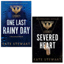 The Ravenhood Legacy Series 2 Books Set by Kate Stewart (One Last Rainy Day, Severed Heart)