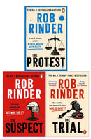 Rob Rinder 3 Books Collection Set (The Trial, The Suspect, The Protest)