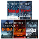 Robert Harris Series 5 Books Collection Set (Enigma, Fatherland, Archangel, Pompeii, The Ghost)