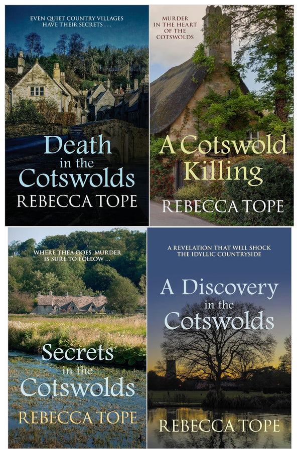 Rebecca Tope Cotswold Mysteries 4 Books Collection Set (A Cotswold Killing, Death in the Cotswolds, Secrets in the Cotswolds, A Discovery in the Cotswolds)