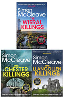DI Ruth Hunter Series 3 Books Collection Set (Books 18-20) By Simon McCleave (The Chester Killings, The Llangollen Killings, The Wirral Killings)