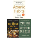Atomic Habits, The Richest Man in Babylon & Think and Grow Rich – 3 Book Collection Set | Personal Finance, Wealth & Self-Development Classics