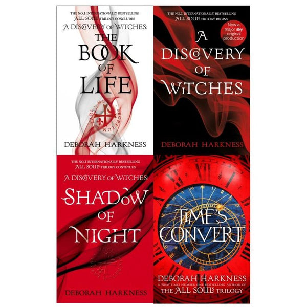 All Souls Trilogy Deborah Harkness Collection 4 Book Set A Discovery of Witches Shadow of Night The Book of Life Times Convert Adult Fiction