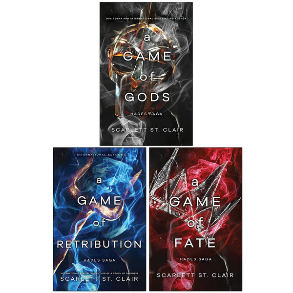 Scarlett St Clair Hades Saga Collection 3 Books Set (A Game of Gods, A Game of Retribution & A Game of Fate)