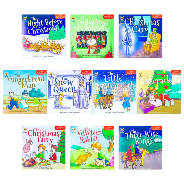 Preschool (Age 0-5) Children Early Reader Bedtime Stories Picture 10 Books Collection Set Series 1