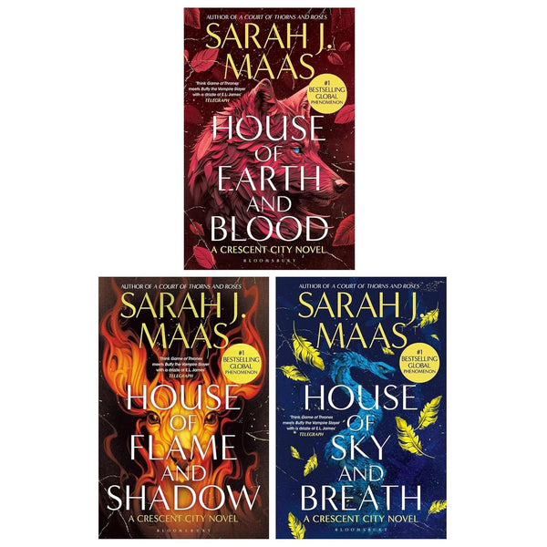 Crescent City Series 3 Books Collection Set by Sarah J. Maas (House of