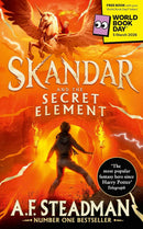 Skandar Series 4 Books Collection Set by A. F. Steadman (Chaos Trials, Unicorn Thief, Phantom Rider, Secret Element: World Book Day)