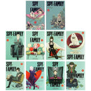 Spy x Family Collection 10 Books Set Volumes 1,2,3,4,5,6,7,8,9,10 by Tatsuya Endo