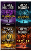 The Hiram Kane Archaeological Thriller Series by Steven Moore (The Feathered Serpent, The Samurai Code, Of Curses and Kings, The Shadow of Kailash)