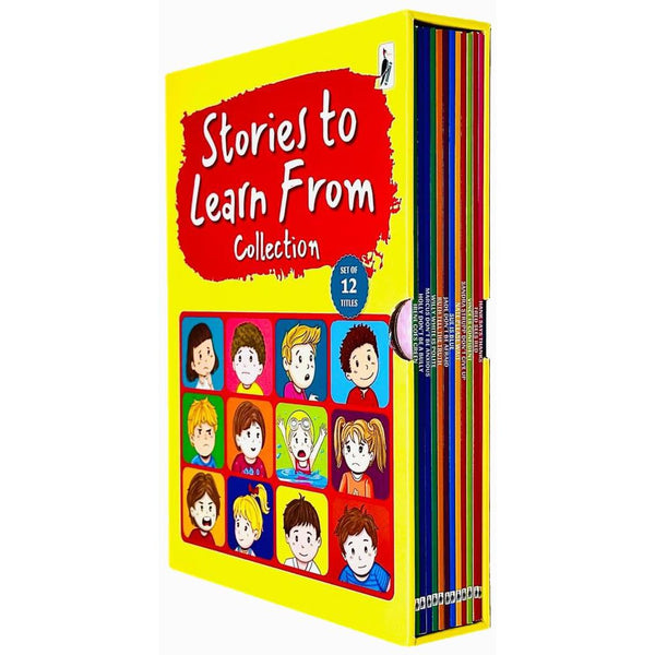 Stories to Learn From Collection (12 Volume Boxed Set)(Nate please Wait, Sue is Blue?, Hank Says Thanks, Fred Sees Red, Vince is Confident, Sandra Strupp don't Give Up, & More)