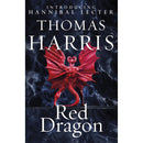 Thomas Harris Hannibal Lecter Series 4 Books Collection (Red Dragon, Hannibal, Silence Of The Lambs, Hannibal Rising) (New Covers)