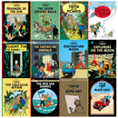 The Adventures of Tintin Series 2 – 12 Book Collection Set by Hergé | Classic Comic Adventures Books 13–24 | Graphic Novel Set