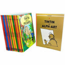 BOX DAMAGE - Tintin Paperback Boxed Set 23 Titles: Complete Paperback Slipcase Herge