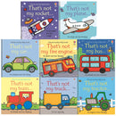 Usborne That’s Not My Vehicles 8 Books Collection Set – Rocket, Plane, Car, Fire Engine, Bus, Train, Truck & Tractor | Touchy-Feely Baby Board Books by Fiona Watt