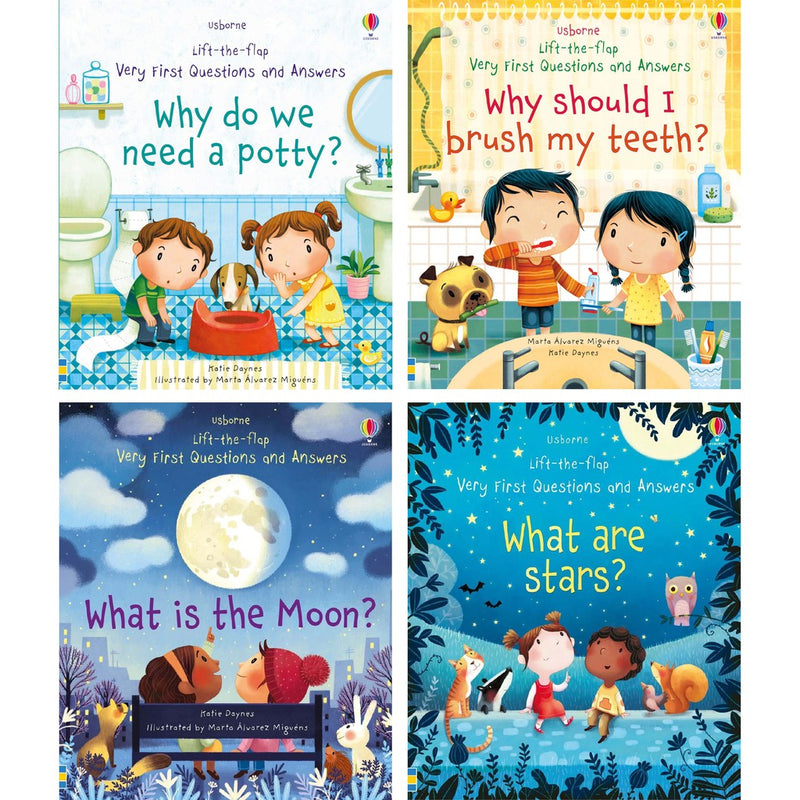 Usborne Lift-the-flap Series My Very First Questions and Answers Colle Usborne Lift-the-flap Series My Very First Questions and Answers Colle