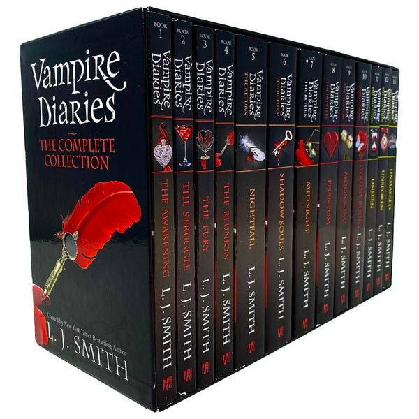 BOX MISSING - Vampire Diaries Complete Collection 13 Books Set by L. J. Smith