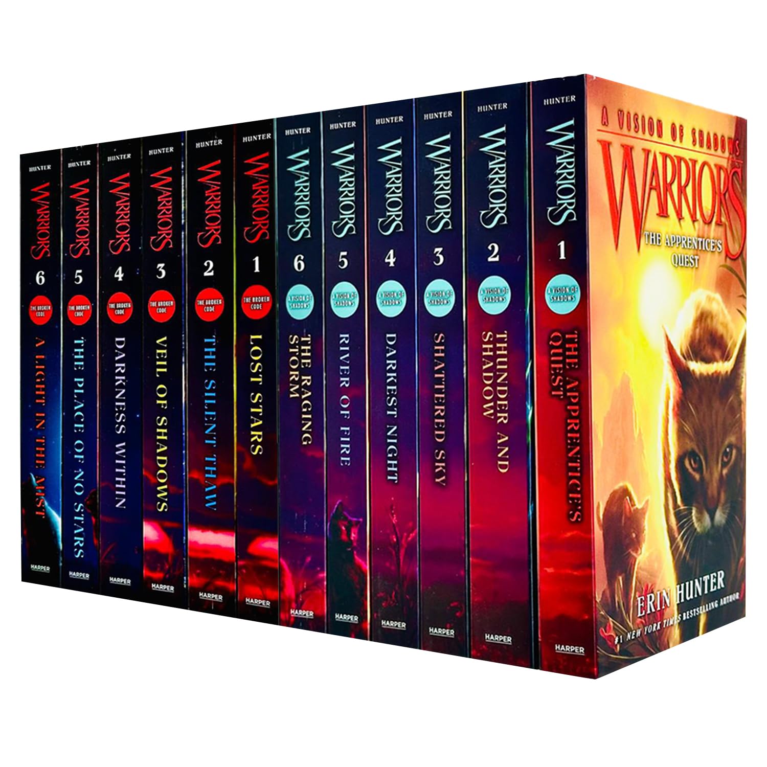 Warrior Cats Volume 25 - 36 Books Collection Set (The Complete Sixth S