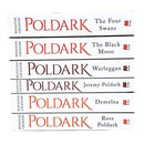 Winston Graham Poldark Volume 1 to 6 Books Collection Set A Novel of Cornwall (Ross Poldark, Demelza, Jeremy Poldark, Warleggan, The Black Moon, The Four Swans)