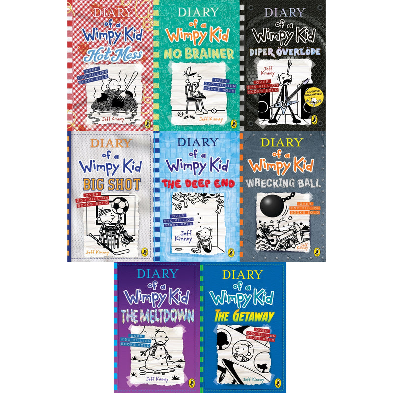 ["all of the wimpy kid books", "Big Shot", "Books For teens", "Cabin Fever", "Childrens Books (7-11)", "Diary of a Wimpy Kid", "diary of a wimpy kid book titles", "diary of a wimpy kid box set", "Diary of a Wimpy Kid Collection", "diary of a wimpy kid diary of a wimpy kid", "diary of a wimpy kid do it yourself book", "diary of a wimpy kid full book", "diary of a wimpy kid site", "diper overlode", "Do it Your Self", "Dog Days", "Double Down", "Hard Luck", "Hot Mess", "jeff kinney", "jeff kinney diary of a wimpy kid series", "no brainer", "Old School", "Rodrick Rules", "Teenage book", "The Deep End", "The Getaway", "The Last Straw", "The Long Haul", "The Meltdown", "The Third Wheel", "The Ugly Truth", "The Wimpy Kid Movie Diary", "wimpy kid", "Wrecking Ball", "young teen"]