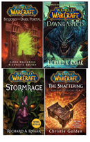 World of Warcraft Series 4 Books Collection Set (Beyond the Dark Portal, Stormrage, The Shattering, Dawn of the Aspects)