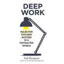 Hyperfocus, The Power of Habit, Deep Work 3 Books Collection Set by Chris Bailey, Cal Newport