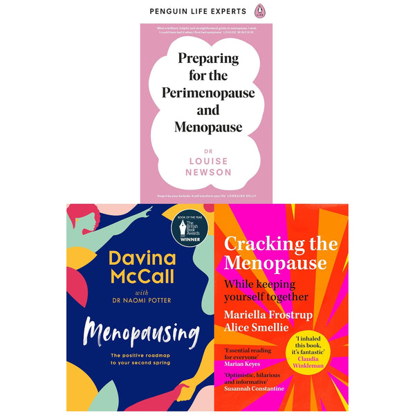 Cracking the Menopause, Menopausing (HB), Preparing for the Perimenopause and Menopause 3 Books Collection Set