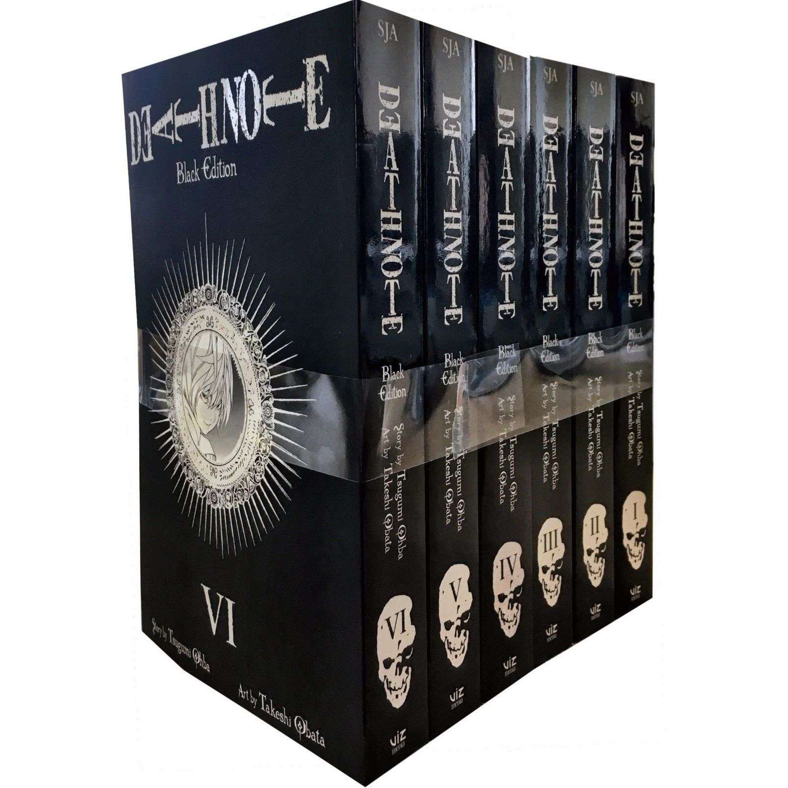 Death Note Black Edition Volume 1,2,3,4,5,6 Collection 6 Books Set by
