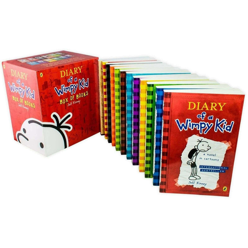 Diary of a Wimpy Kid 12巻セット 12 X Diary of a Wimpy Kid by Jeff Kinney - 12 Books Collection Set