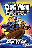 Dog Man Series 11-14 Collection 4 Books Set By Dav Pilkey (Twenty Thousand Fleas Under the Sea, The Scarlet Shedder, Big Jim Begins, Big Jim Believes)