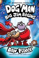 Dog Man Series 11-14 Collection 4 Books Set By Dav Pilkey (Twenty Thousand Fleas Under the Sea, The Scarlet Shedder, Big Jim Begins, Big Jim Believes)