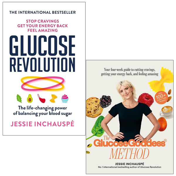 Jessie Inchauspe Collection 2 Books Set (Glucose Revolution, The Glucose Goddess Method)